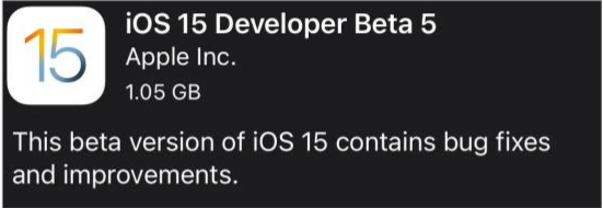 龙圩苹果手机维修分享如何升级到iOS15.0 beta5 